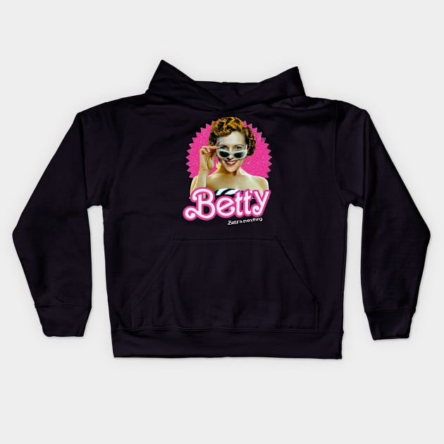 Betty White or Barbie Kids Hoodie by dullgold